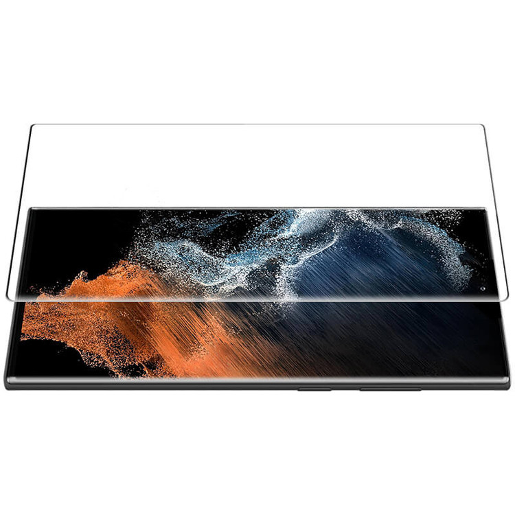 محافظ صفحه نمایش بوف مدل Full-Glue-G مناسب برای گوشی موبایل سامسونگ Galaxy S22 Ultra