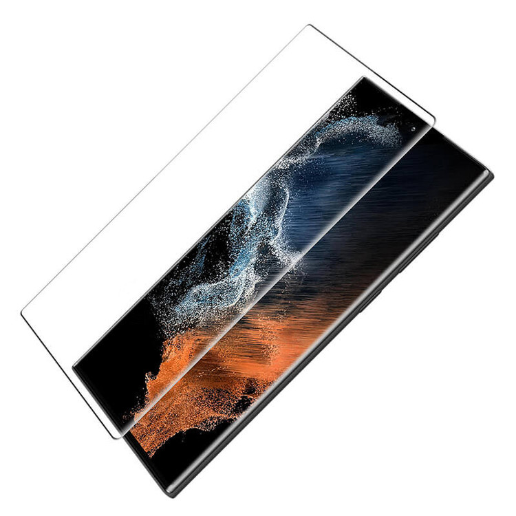 محافظ صفحه نمایش بوف مدل Full-Glue-G مناسب برای گوشی موبایل سامسونگ Galaxy S22 Ultra