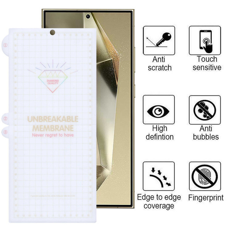محافظ صفحه نمایش بوف مدل Hydrogel-G مناسب برای گوشی موبایل سامسونگ Galaxy S24 Ultra / S23 Ultra / S22 Ultra