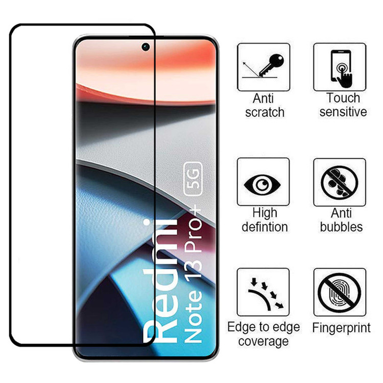 محافظ صفحه نمایش بوف مدل FullGlue-Max-G مناسب برای گوشی موبایل شیائومی Redmi Note 13 Pro Plus