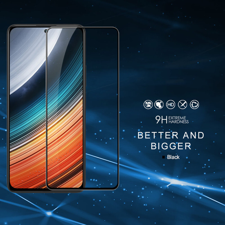 محافظ صفحه نمایش 5D بوف مدل F33-G مناسب برای گوشی موبایل شیائومی Poco F4 5G / Redmi K40s / K50 / K50 Pro