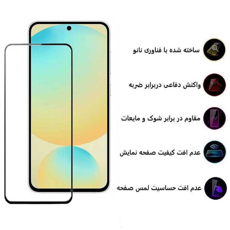 محافظ صفحه نمایش بوف مدل Ceramic-Guarantee مناسب برای گوشی موبایل سامسونگ Galaxy S25 FE/ A55 / A35