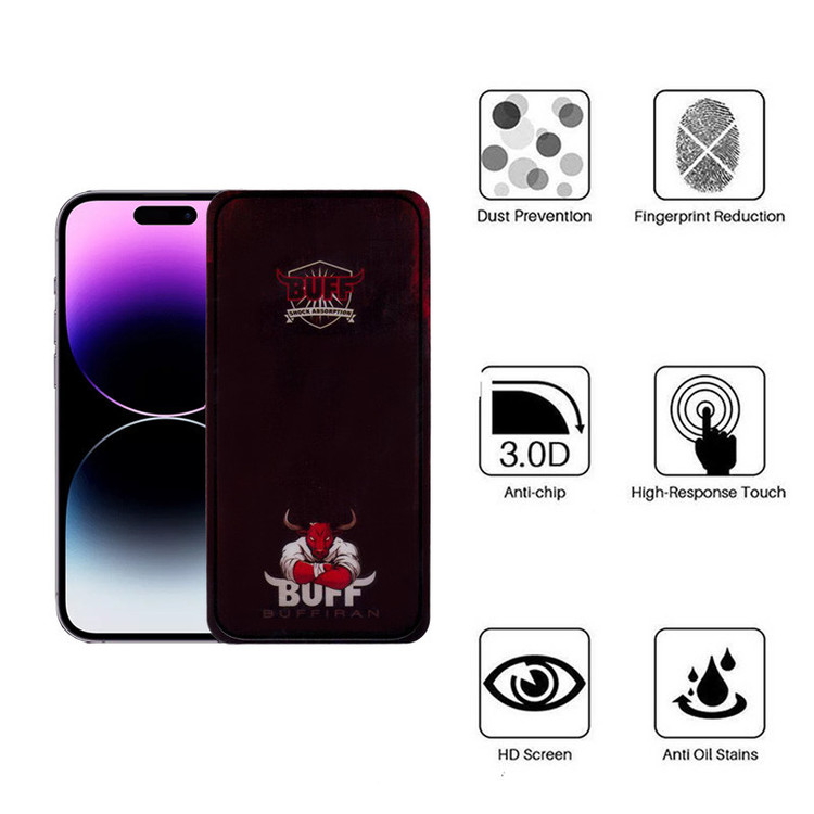 محافظ صفحه نمایش بوف مدل Muscle-Bull-G مناسب برای گوشی موبایل اپل iPhone 14 Pro Max