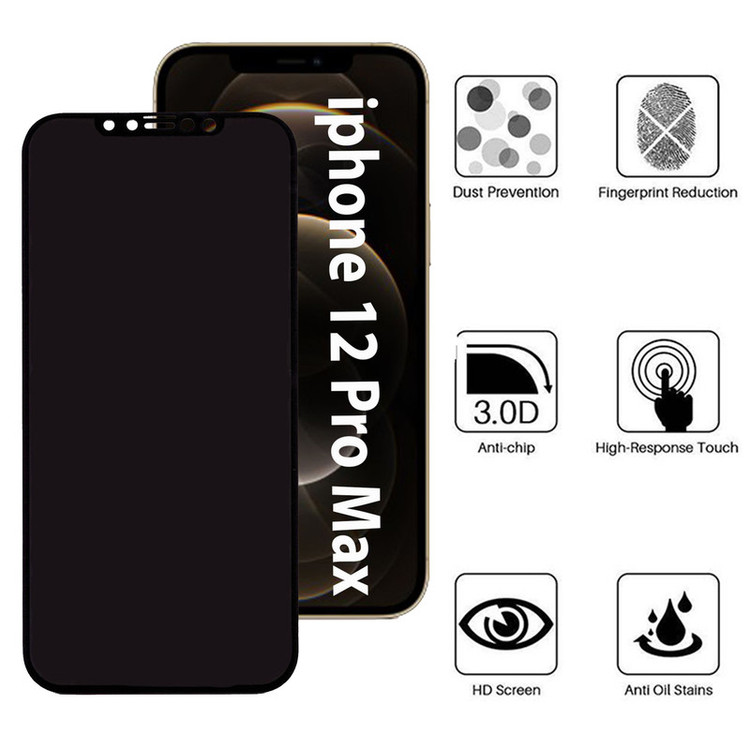 محافظ صفحه نمایش حریم شخصی بوف مدل Pr33 مناسب برای گوشی موبایل اپل Iphone 12 Pro Max