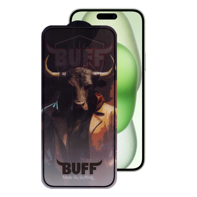 محافظ صفحه نمایش بوف مدل 5D Buffer-G مناسب برای گوشی موبایل اپل iPhone 15 Plus