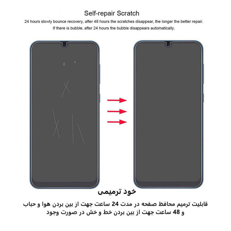 محافظ صفحه نمایش مات بوف مدل Hydrogel-Matte-G مناسب برای گوشی موبایل سامسونگ Galaxy S24 Ultra / S23 Ultra / S22 Ultra