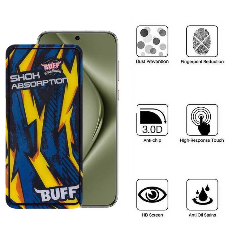 محافظ صفحه نمایش بوف مدل Shock-Shock-G مناسب برای گوشی موبایل هوآوی Pura 70 Pro/ Pura 70 Ultra / Nova 12S/ Nova 12i