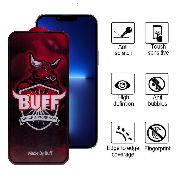 محافظ صفحه نمایش بوف مدل AirBag-Pro-G مناسب برای گوشی موبایل اپل iPhone 13 Pro Max / 14 Plus