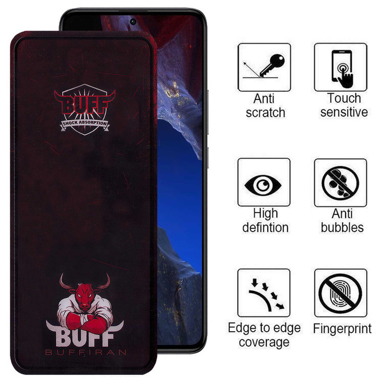 محافظ صفحه نمایش بوف مدل Muscle-Bull-G مناسب برای گوشی موبایل شیائومی Poco F5 Pro / F5 / Redmi Note 12 Turbo