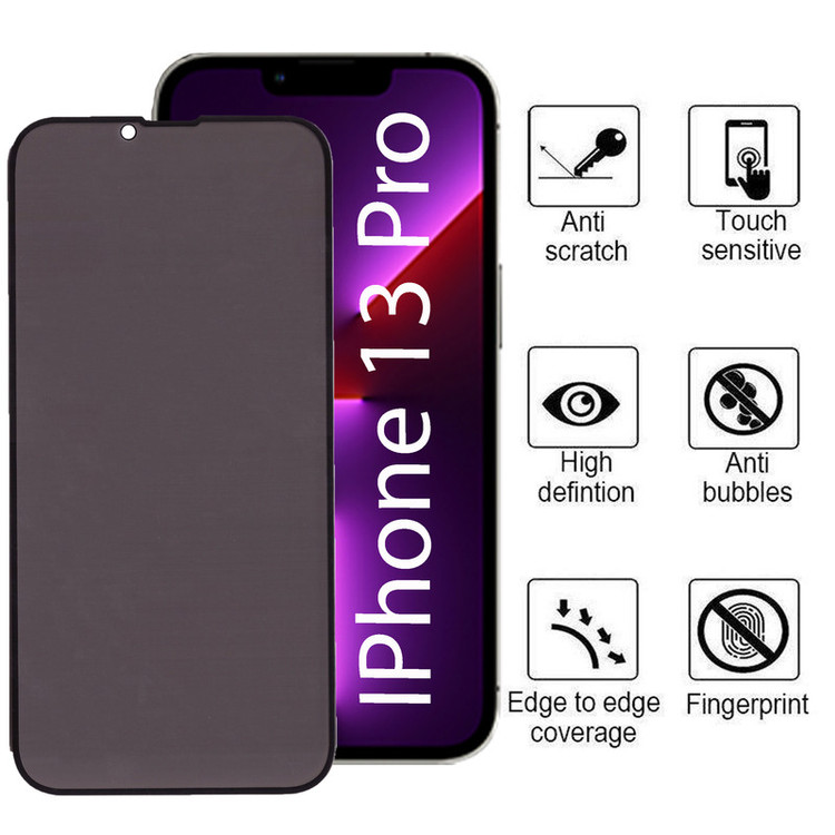 محافظ صفحه نمایش حریم شخصی بوف مدل Pr33 مناسب برای گوشی موبایل اپل Iphone 13 Pro
