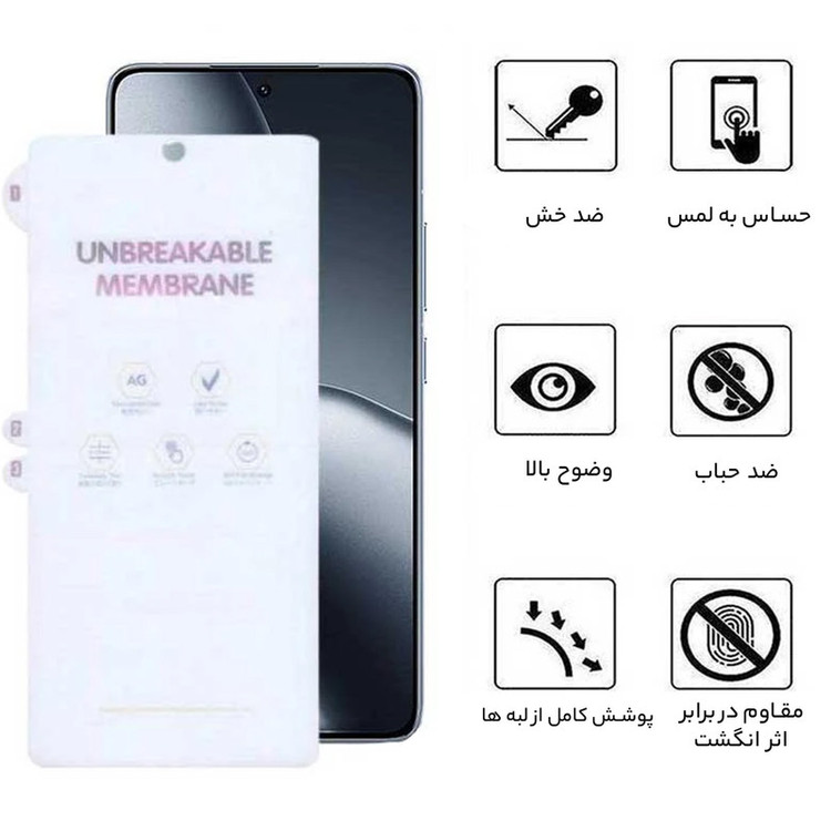 محافظ صفحه نمایش مات بوف مدل Hydrogel-Matte-G مناسب برای گوشی موبایل شیائومی 14T Pro / 14T / Redmi K70 Ultra