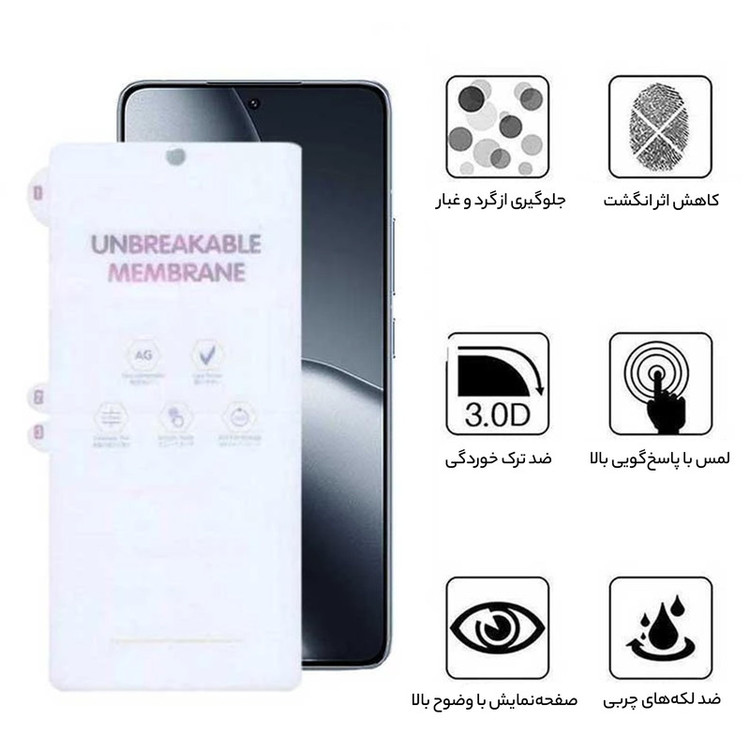 محافظ صفحه نمایش مات بوف مدل Hydrogel-Matte-G مناسب برای گوشی موبایل شیائومی 14T Pro / 14T / Redmi K70 Ultra