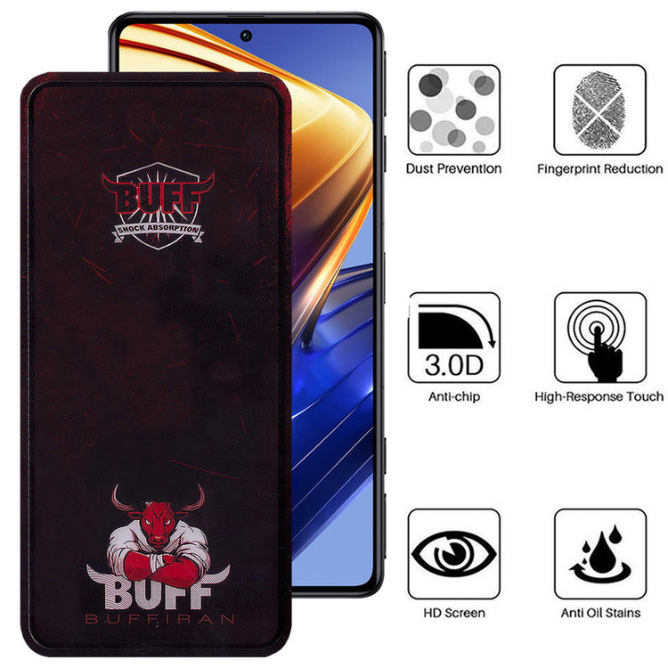 محافظ صفحه نمایش بوف مدل Muscle-Bull-G مناسب برای گوشی موبایل شیائومی Poco F4 GT / F4 / F3 GT / F3 / F2 Pro