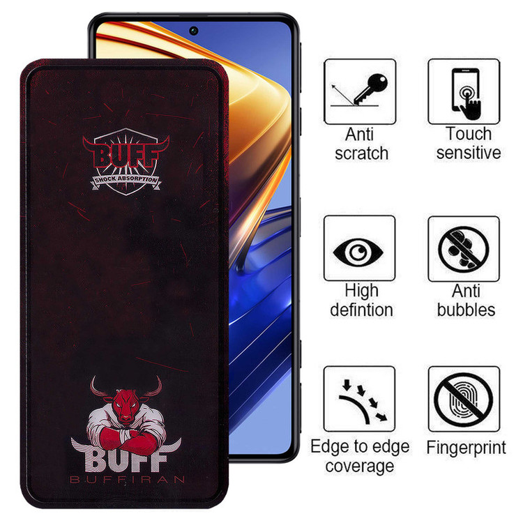 محافظ صفحه نمایش بوف مدل Muscle-Bull-G مناسب برای گوشی موبایل شیائومی Poco F4 GT / F4 / F3 GT / F3 / F2 Pro