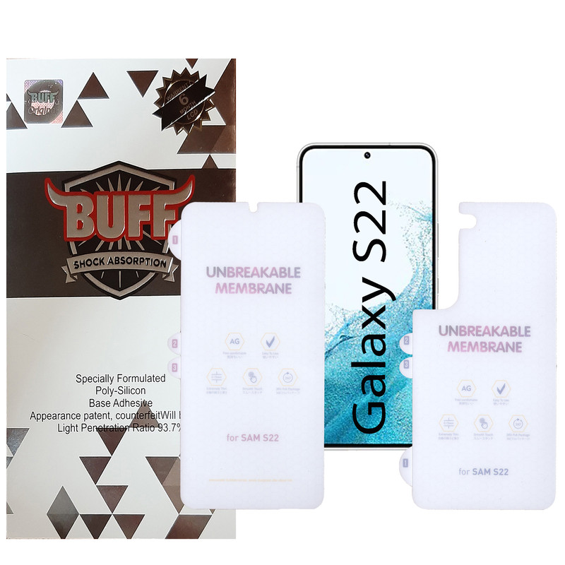 محافظ صفحه نمایش مات بوف مدل Hydrogel-Matte-G مناسب برای گوشی موبایل سامسونگ Galaxy S22  به همراه محافظ پشت گوشی