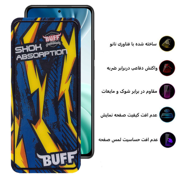 محافظ صفحه نمایش بوف مدل Shock-Shock-G مناسب برای گوشی موبایل شیائومی Mi 11i /Mi 10i /Mi 11X/Mi 11X Pro/11i/11i HyperCharge 5G