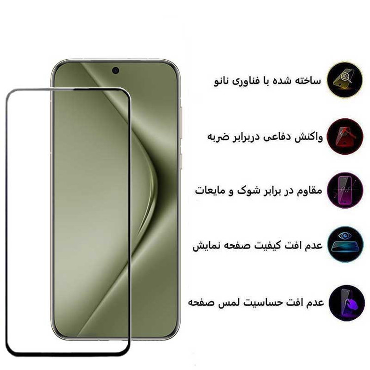 محافظ صفحه نمایش سرامیکی بوف مدل Ceramic-G مناسب برای گوشی موبایل هوآوی Pura 70 Pro/ Pura 70 Ultra / Nova 12S/ Nova 12i