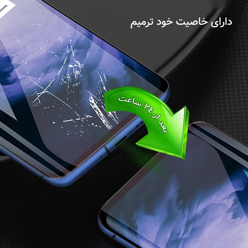 محافظ صفحه نمایش بلوکات راک اسپیس مدل Eye Care مناسب برای گوشی موبایل سامسونگ Galaxy Z Fold 6 به همراه محافظ پشت گوشی