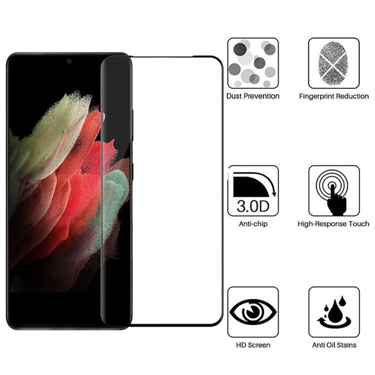 محافظ صفحه نمایش بوف مدل Full-Glue-G مناسب برای گوشی موبایل سامسونگ Galaxy S21 Ultra