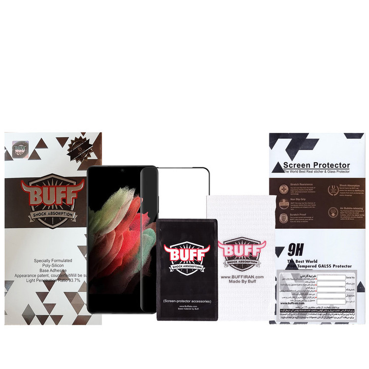 محافظ صفحه نمایش بوف مدل Full-Glue-G مناسب برای گوشی موبایل سامسونگ Galaxy S21 Ultra