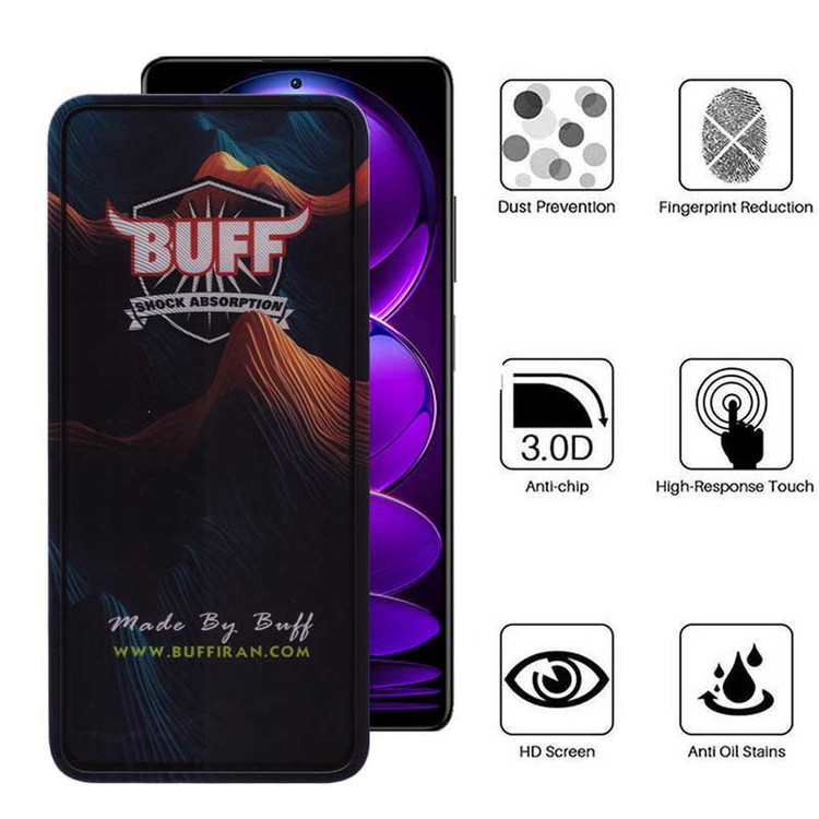 محافظ صفحه نمایش بوف مدل Mountain-G مناسب برای گوشی موبایل شیائومی Redmi Note 12 Explorer/Note 12 Discovery/Note 12 Pro Speed/Note 12R Pro/Note 12 Turbo