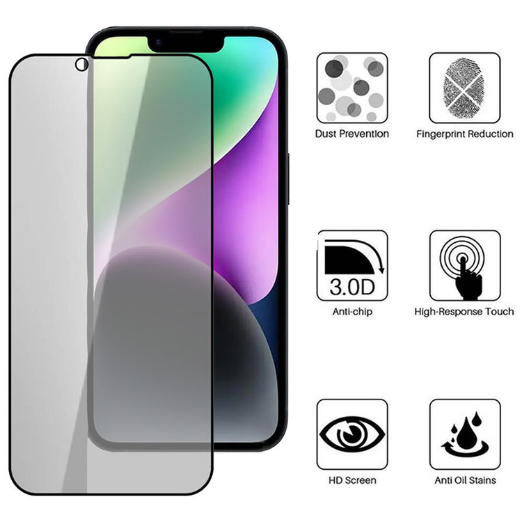 محافظ صفحه نمایش حریم شخصی بوف مدل Privacy-G مناسب برای گوشی موبایل اپل Iphone 14