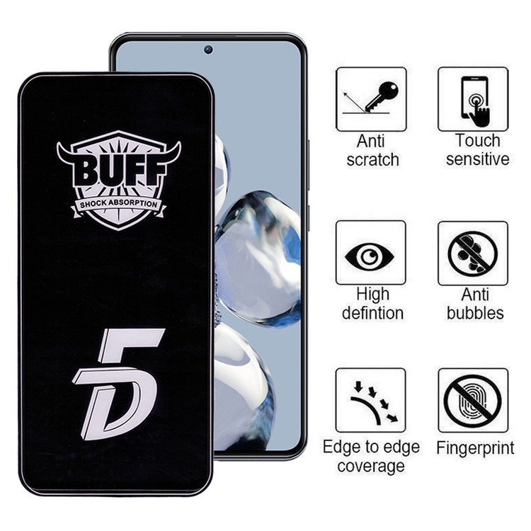 محافظ صفحه نمایش 5D بوف مدل F33-G مناسب برای گوشی موبایل شیائومی Redmi K50 Ultra / Xiaomi 12T/12T Pro