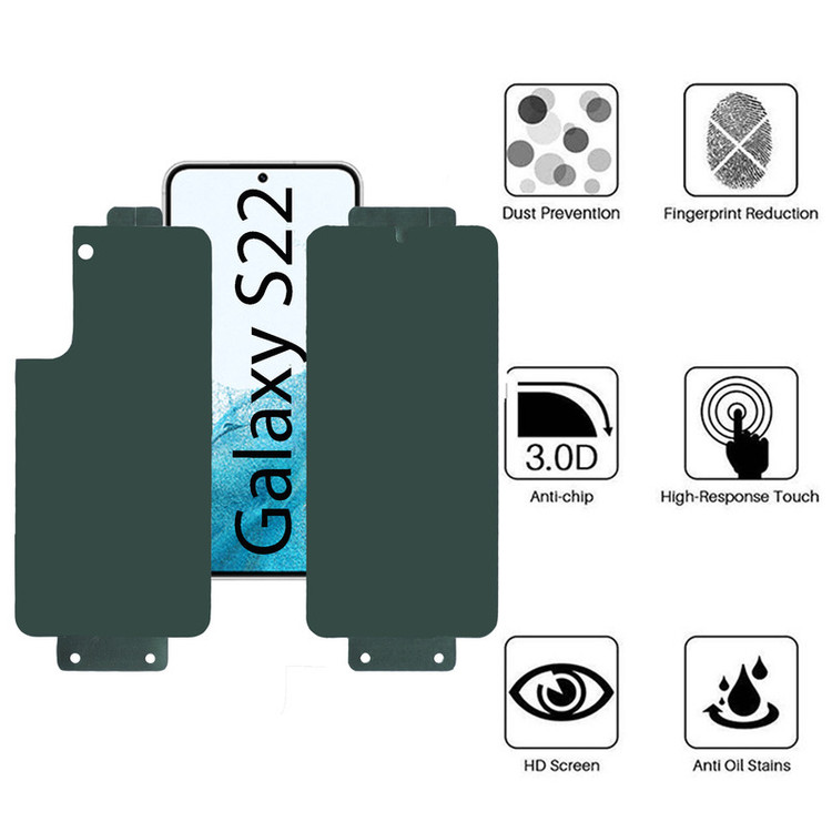محافظ صفحه نمایش بوف مدل Full Body-G مناسب برای گوشی موبایل سامسونگ Galaxy S22 به همراه محافظ پشت گوشی