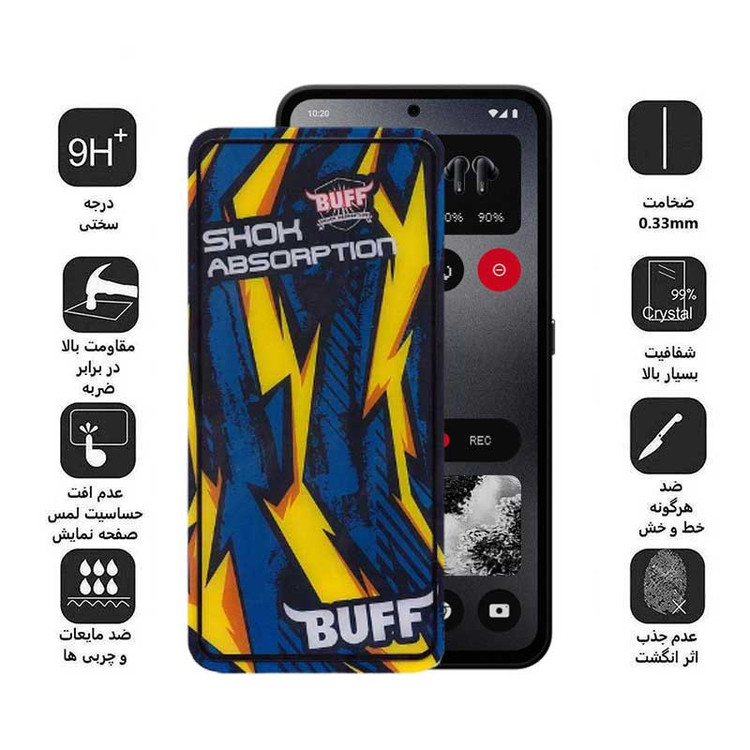 محافظ صفحه نمایش بوف مدل Shock-Shock-G مناسب برای گوشی موبایل ناتینگ فون CMF 1