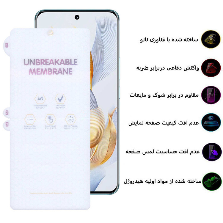 محافظ صفحه نمایش بوف مدل Hydrogel-Matte-G مناسب برای گوشی موبایل آنر 90 / Xiaomi 12 Pro / Redmi Note 9 Pro
