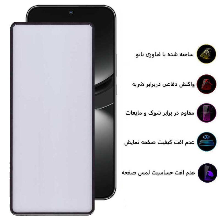 محافظ صفحه نمایش بوف مدل New AirBag مناسب برای گوشی موبایل هوآوی Nova 12 / Nova 12 Lite / Nova 11 SE / Nova 10 SE