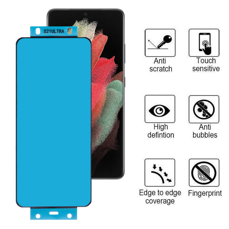محافظ صفحه نمایش بوف مدل New Silicone-G مناسب برای گوشی موبایل سامسونگ Galaxy S21 Ultra / S21 Ultra 5G