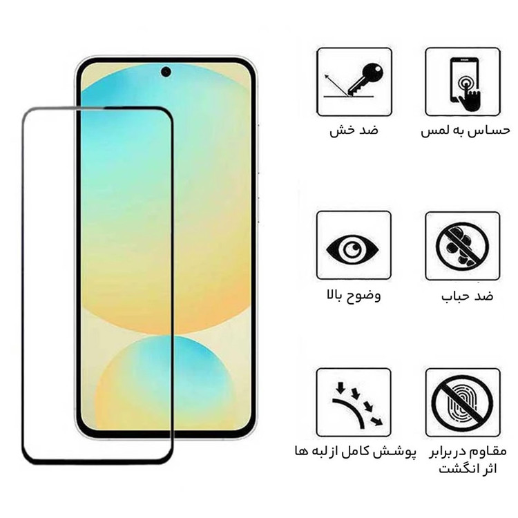 محافظ صفحه نمایش بوف مدل Ceramic-G مناسب برای گوشی موبایل سامسونگ Galaxy S24 FE/ A55 / A35