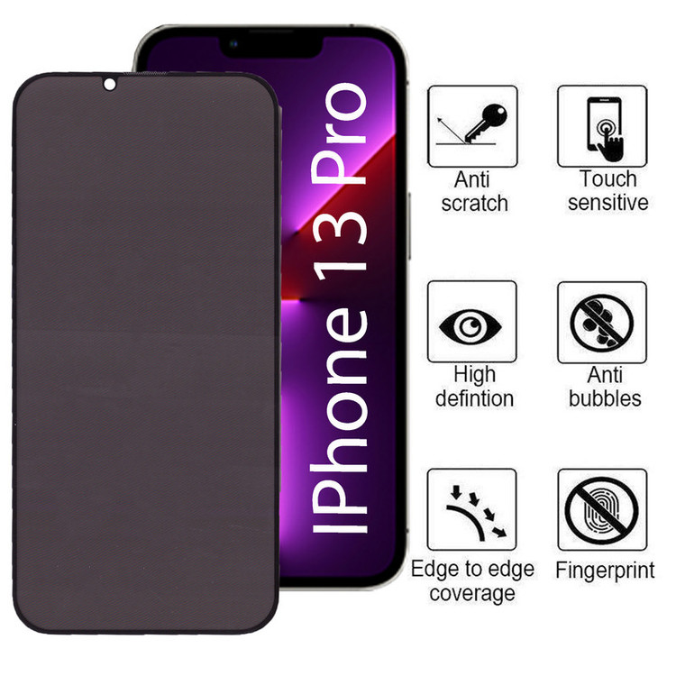 محافظ صفحه نمایش حریم شخصی بوف مدل Privacy-Pro مناسب برای گوشی موبایل اپل Iphone 13 Pro