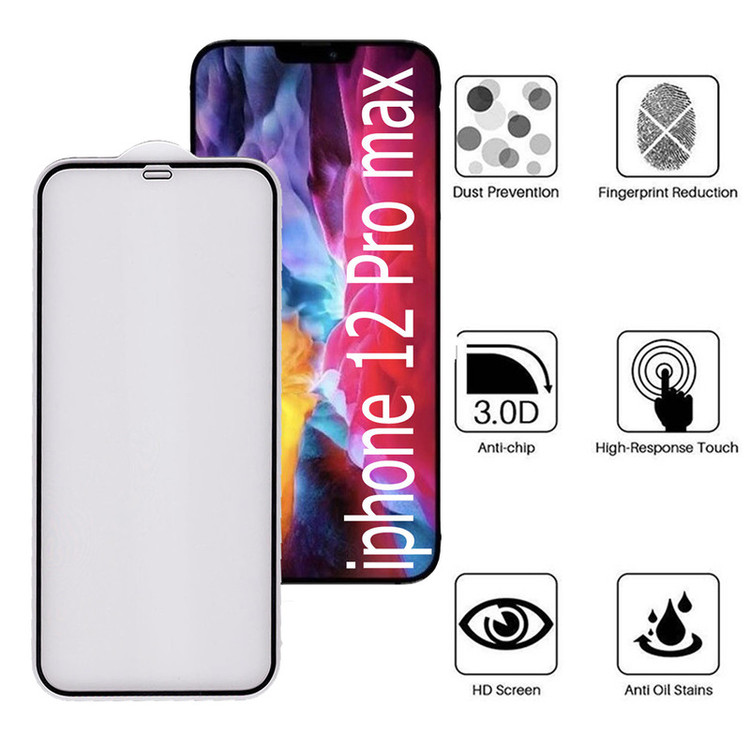 محافظ صفحه نمایش 5D بوف مدل F33 مناسب برای گوشی موبایل اپل Iphone 12 Pro max