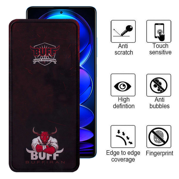محافظ صفحه نمایش بوف مدل Muscle-Bull-G مناسب برای گوشی موبایل شیائومی Redmi Note 12 Pro Plus / Note 12 Pro 4G/5G / Poco X5 Pro