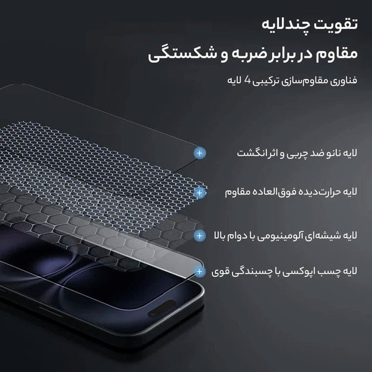 محافظ صفحه نمایش بوف مدل Black Fighter-Guarantee مناسب برای گوشی سامسونگ Galaxy A57/ S25 Fe