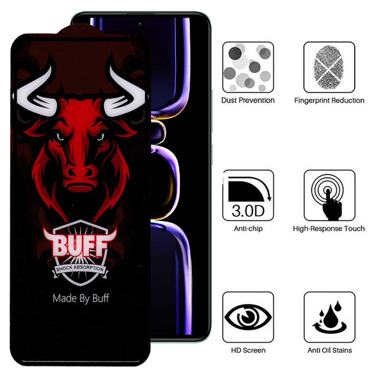 محافظ صفحه نمایش سرامیکی بوف مدل Ceramic Pro-G مناسب برای گوشی موبایل شیائومی Redmi K60 / K60 Pro / K60E
