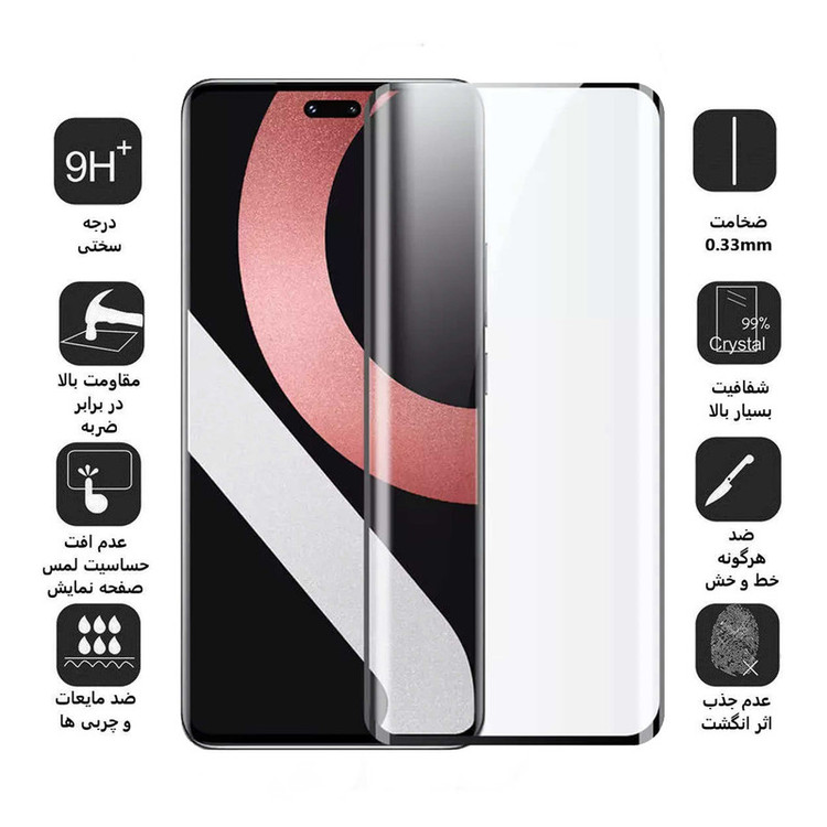 محافظ صفحه نمایش بوف مدل Full-Glue-G مناسب برای گوشی موبایل شیائومی Civi 2 /13 Lite