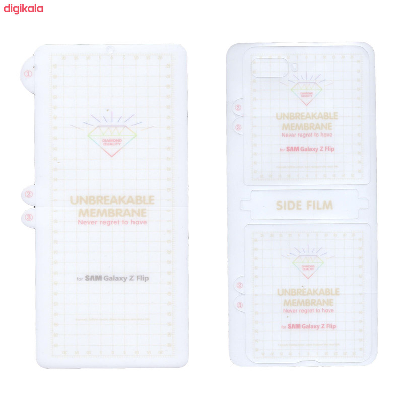 محافظ صفحه نمایش بوف مدل Hg01 مناسب برای گوشی موبایل سامسونگ Galaxy Zfilip1 به همراه محافظ پشت گوشی