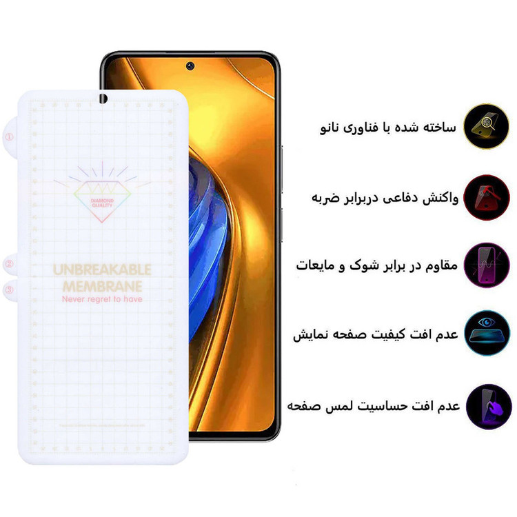 محافظ صفحه نمایش بوف مدل Hydrogel-G مناسب برای گوشی موبایل شیائومی Poco F4 / Poco F4 Gt / Poco X4 Pro / Redmi K40s