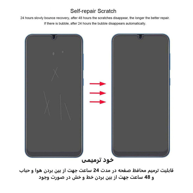 محافظ صفحه نمایش مات بوف مدل Hydrogel-Matte مناسب برای گوشی موبایل سامسونگ Galaxy S21 Ultra به همراه محافظ پشت گوشی