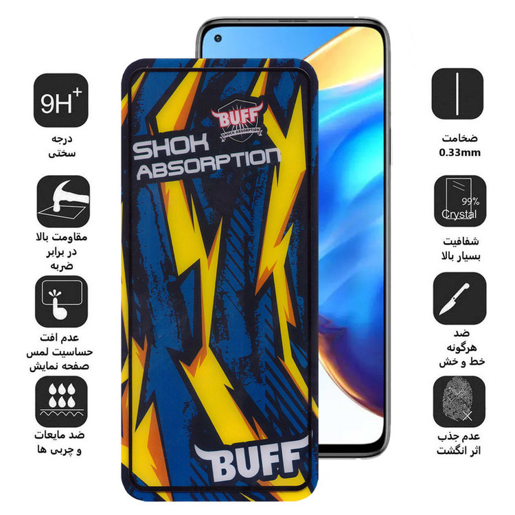 محافظ صفحه نمایش بوف مدل Shock-Shock-G مناسب برای گوشی موبایل شیائومی Mi 10T Pro 5G / Mi 10T 5G / Mi 10T Lite 5G