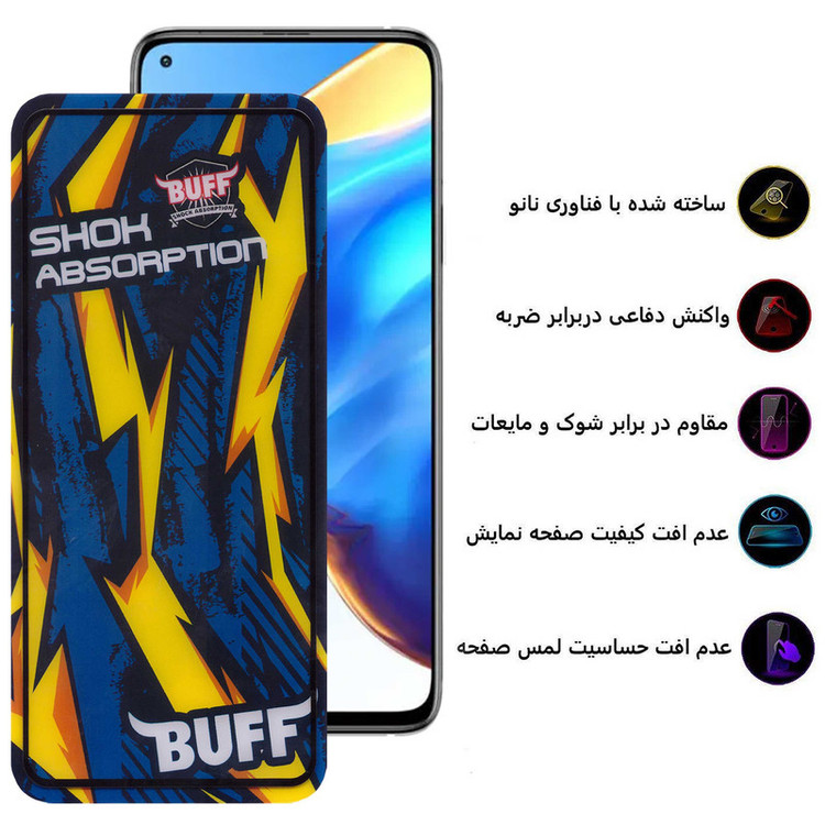 محافظ صفحه نمایش بوف مدل Shock-Shock-G مناسب برای گوشی موبایل شیائومی Mi 10T Pro 5G / Mi 10T 5G / Mi 10T Lite 5G