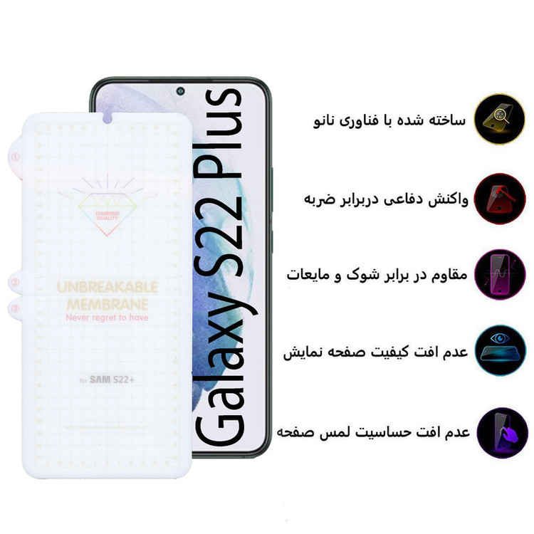 محافظ صفحه نمایش بوف مدل Hydrogel-G مناسب برای گوشی موبایل سامسونگ Galaxy S22 Plus