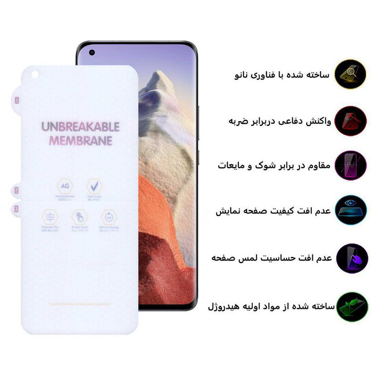 محافظ صفحه نمایش مات بوف مدل Hydrogel-Matte-G مناسب برای گوشی موبایل شیائومی Mi 11 Ultra / Mi11 Pro / Mi11