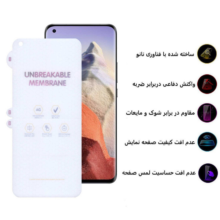 محافظ صفحه نمایش مات بوف مدل Hydrogel-Matte-G مناسب برای گوشی موبایل شیائومی Mi 11 Ultra / Mi11 Pro / Mi11