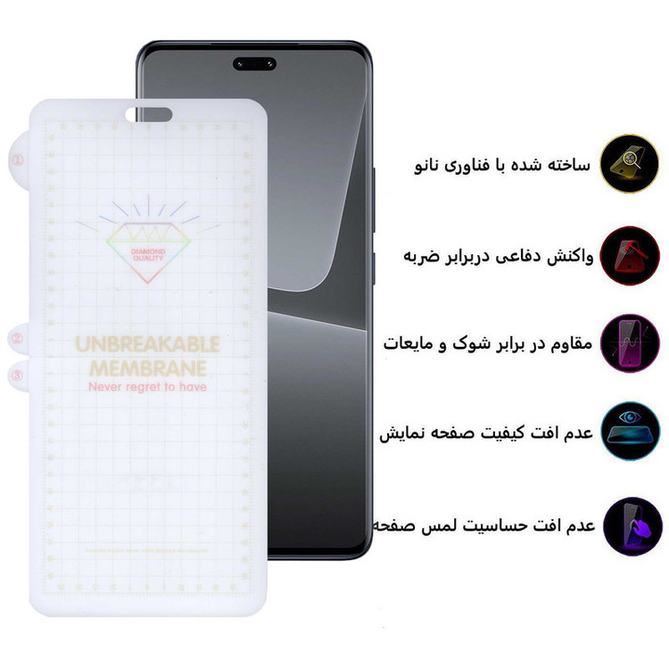 محافظ صفحه نمایش بوف مدل Hydrogel-G مناسب برای گوشی موبایل شیائومی 13 Lite / Civi 2 / Civi 3