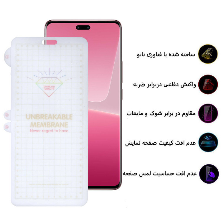 محافظ صفحه نمایش بوف مدل Hydrogel-G مناسب برای گوشی موبایل شیائومی 13 Lite / Civi 2 / Civi 3