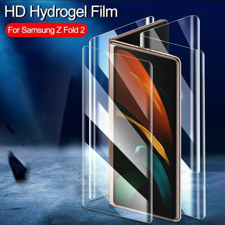 محافظ صفحه نمایش بوف مدل Hg01 مناسب برای گوشی موبایل سامسونگ Galaxy Zfold2 به همراه محافظ پشت گوشی